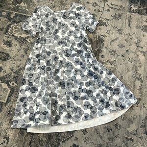 Cos 100% cotton tie back dress
